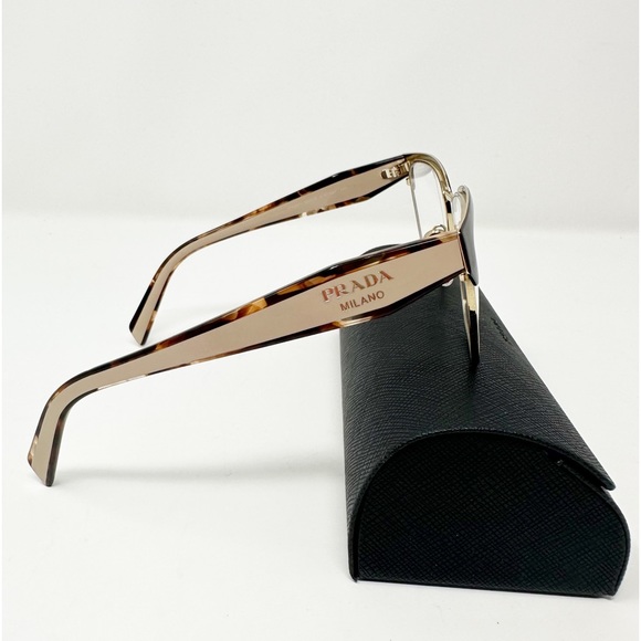 Prada Accessories - NEW PRADA PR65Y KOF EYEGLASSES BROWN/PALE GOLD FULL RIM